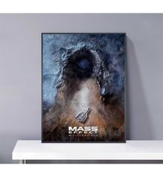 mass effect galaxies travel poster pvc package waterproof