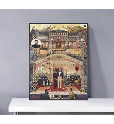 the grand budapest hotel movie poster pvc package