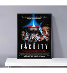 the faculty movie poster pvc package waterproof canvas