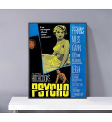 psycho poster pvc package waterproof canvas wall art