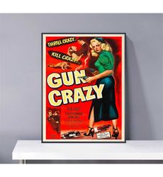 gun crazy poster pvc package waterproof canvas wall