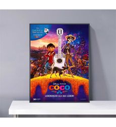 coco poster pvc package waterproof canvas wall art