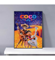 coco movie poster pvc package waterproof canvas wall