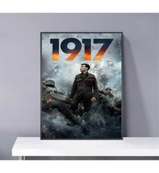 1917 movie poster pvc package waterproof canvas wall