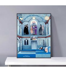 wes anderson grand budapest hotelwes poster pvc package