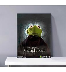 the muppets kermit frog poster pvc package waterproof