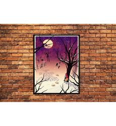 nightmare before christmas artwork jack skellington retro design