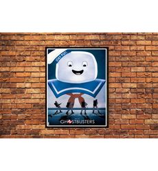 ghostbusters stay puft marshmallow man alternative minimalist movie