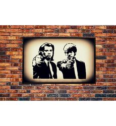 pulp fiction vincent vega and jules winnfield art