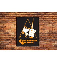 a clockwork orange minimal artwork classic movie po