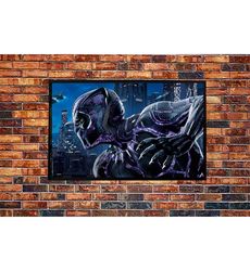 black panther marvel superhero movie cover home decor