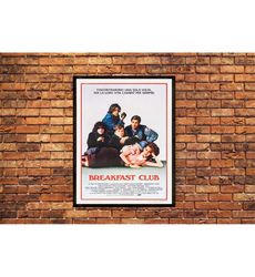 the breakfast club retro classic movie cover po