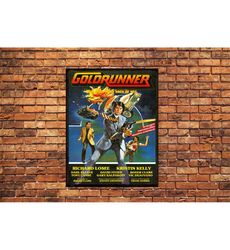 goldrunner 1980 classic action artwork cover poster qq