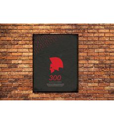 300 spartans artwork alternative movie cover minimal home