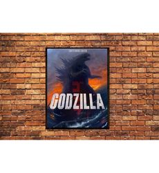 godzilla reptile nuclear monster apocalypse movie film poster