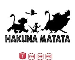 hakuna matata svg, timon pumbaa simba silhouette svg, hakuna matata, lion king simba svg