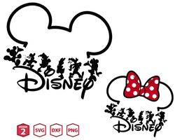 mickey head outline svg, mickey friend squad svg, vacay mode png, magical kingdom 2024 svg png