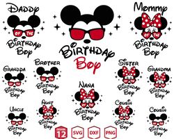 mickey birthday boy svg png, disney dad of the birthday boy svg, disney grandpa birthday boy, disney birthday svg