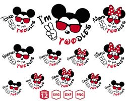 i'm twodles svg, disney birthday svg, i'm twodles boy svg, i'm twodles boy girl svg, mickey birthday boy svg