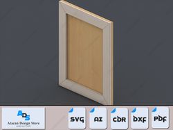 rectangle frame cutting plans | flat photo frame bundle | diy flat frames 445