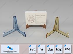 business card holder & easel display | diy frame stand laser cut files 444