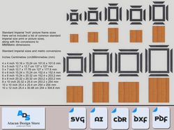 laser cut picture frame set - create custom frames with ease - detailed cutting plans