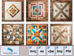 elegant barn quilt block patterns | signature collection for laser cutting 468