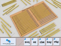 diy pencil engraving jig for laser cutting machines - perfect for customizing pencils 475