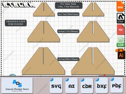 versatile triangle legs for stands - le for frame holder and diy projects 505