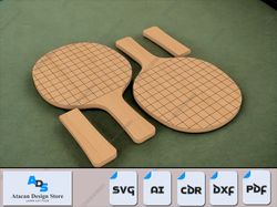 create your own ping pong paddle - custom diy paddle design files 534