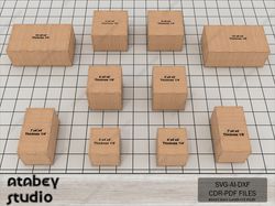 diy closed box plans - laser cut boxes - multiple sizes for laser cutting projects 660