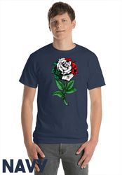 mexican rose mexico flag mexican - unisex form t-shirt