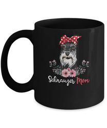 schnauzer mom gift for women dog lover mug