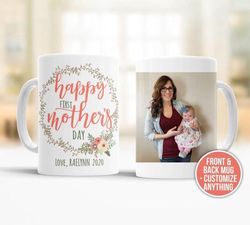 1st mother s day personalized photo mug - perfect gift for mom!