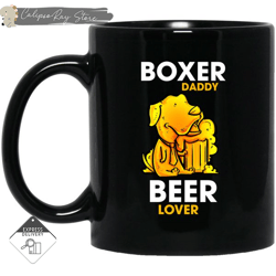 boxer daddy beer lover mugs,custom coffee mugs, personalised gifts