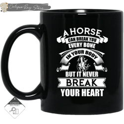 a horse can break you mugs, custom coffee mugs, personalised gifts