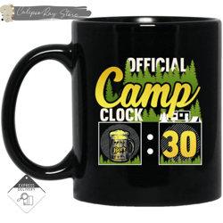 beer o'clock camping mugs, custom coffee mugs, personalised gifts