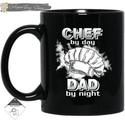 chef by day dad by night mugs, custom coffee mugs, personalised gifts