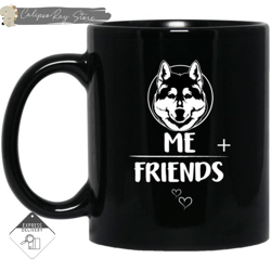 husky friends mugs, custom coffee mugs, personalised gifts