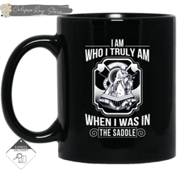 i am who i truly am horse mugs, custom coffee mugs, personalised gifts
