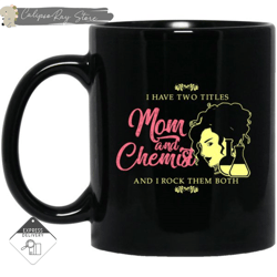 i have two titles mom and chemist mugs, custom coffee mugs, personalised gifts