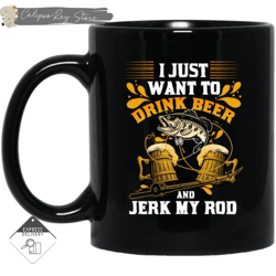 i just want to drink beer fishing mugs, custom coffee mugs, personalised gifts