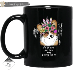 i know corgi is always with me mugs, custom coffee mugs, personalised gifts