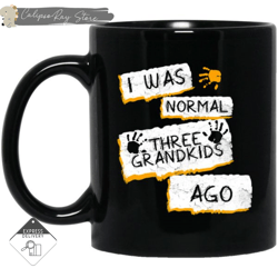i was normal three grandkids ago mugs, custom coffee mugs, personalised gifts