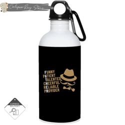 father quote 20oz stainless steel water bottles