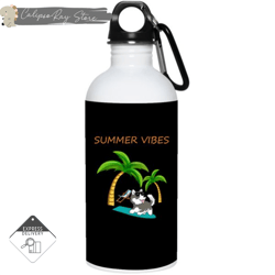 husky - summer vibes 20oz stainless steel water bottles