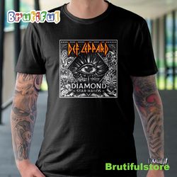 def leppard world tour 2022 diamond star halos unisex