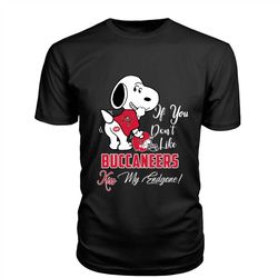 demo product variations nfl tampa bay buccaneers snoopy dog kiss my endgone shirt