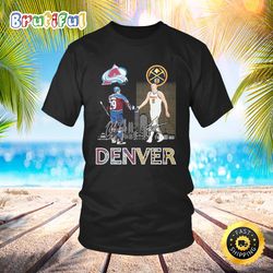 denver sport teams nathan mackinnon and nikola jokic signatures t-shirt