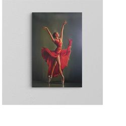 flamenco dancer wall art / canvas poster art / flamenco wall decor / living room decor / modern wall art / bedroom decor